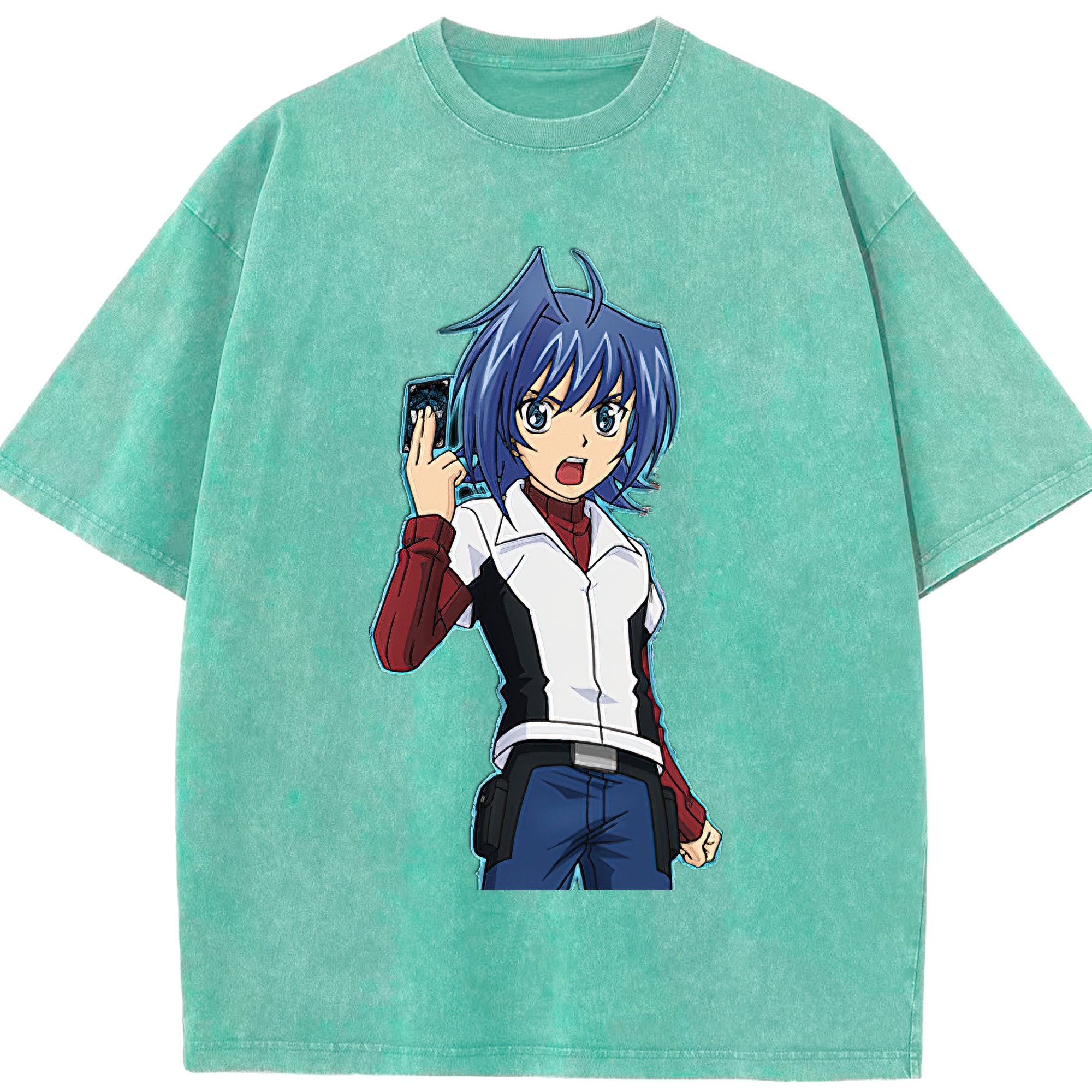 （画像用） 遊☆戯☆王 Yu-Gi-Oh! 綿100% ヴィンテージ風 半袖Tシャツ（フロントプリント）
